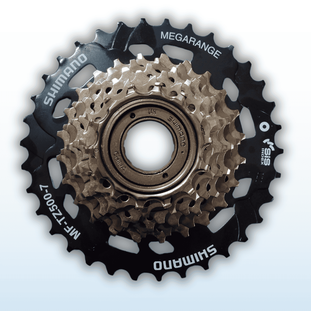 YAY。 Piñón Shimano MF-TZ500-7 MegaRange 14-34T – 7 Velocidades