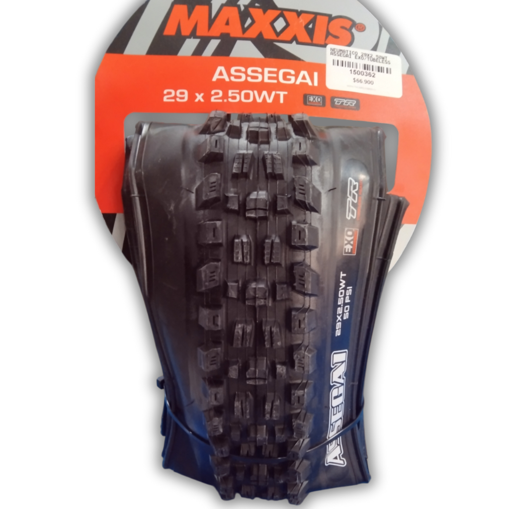 Neumático Kevlar 29x2.50 WT Maxxis Assegai EXO/Tubeless