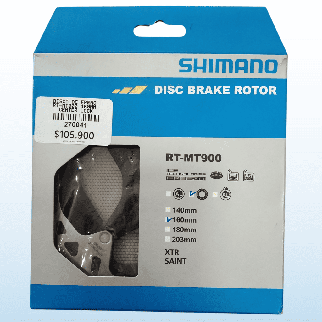 Disco Shimano RT-MT900 160mm – Rendimiento y Precisión en Cada Freno